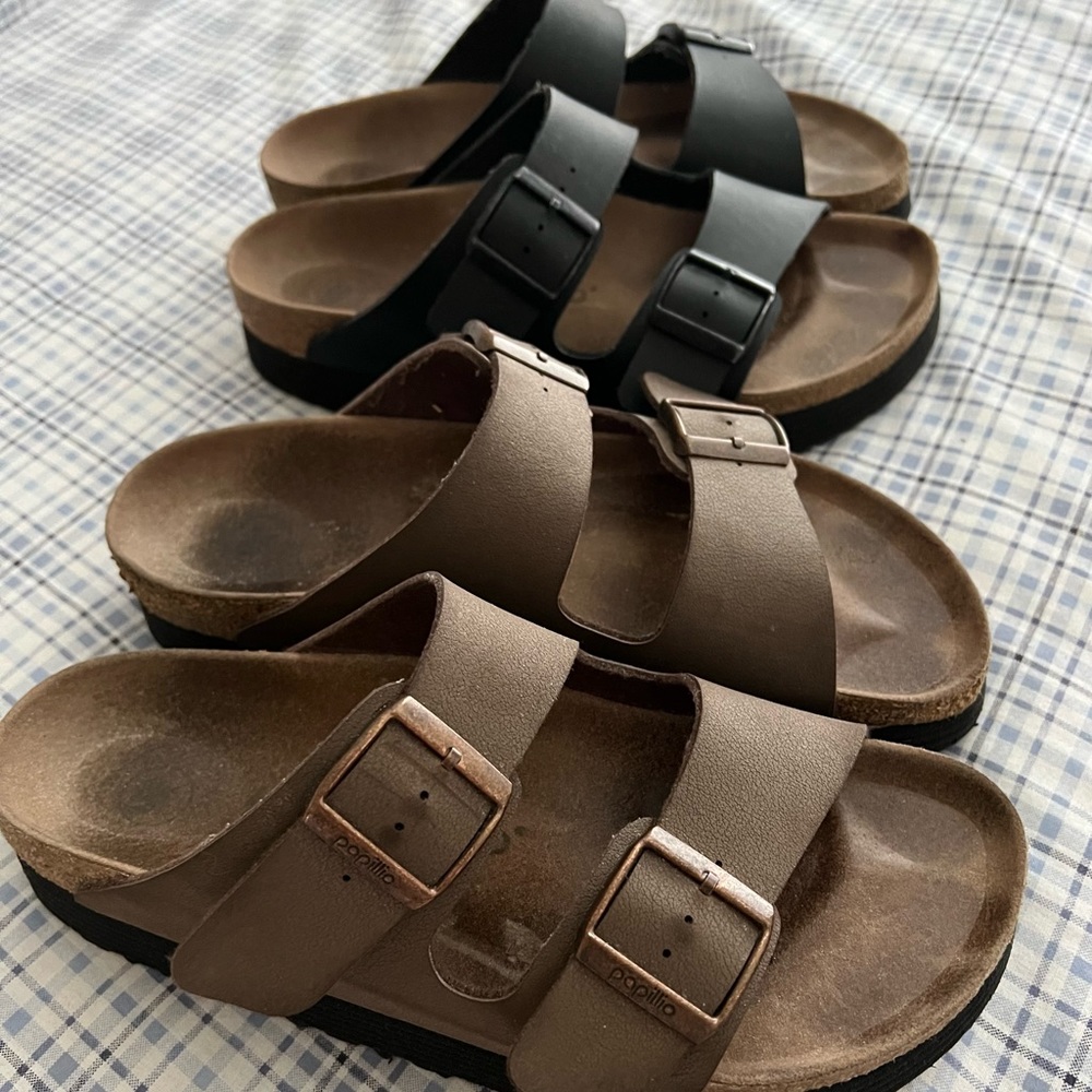 Pair of Birkenstock/Papillio Arizona Platforms!